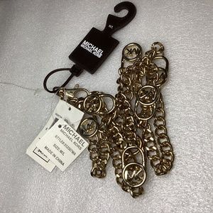 Michael Kors Gold-tone Chain Size M/L NWT